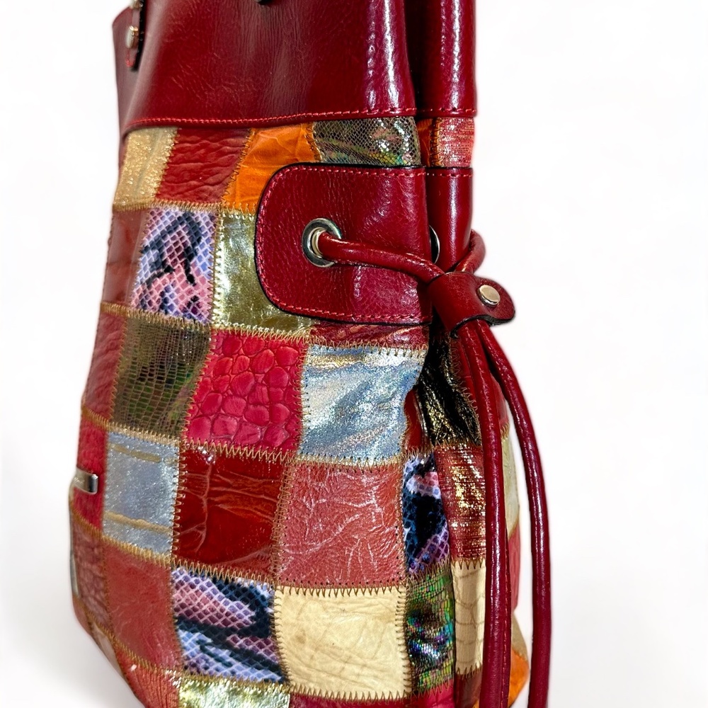 Hand Crafted Condor Leather Patchwork, Made In Gr… - image 6